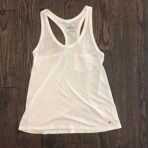 White American Eagle Tank Top